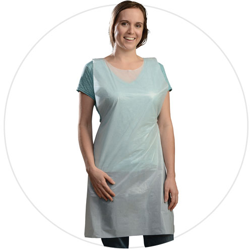 P2846 White Smooth Poly
Aprons (28&quot; x 46&quot; x .001&quot;) -
100
