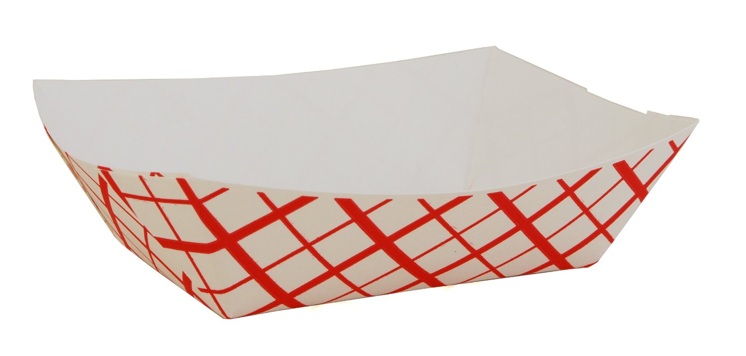 0433 Red Check 10 lb. Food
Trays - 250(2/125)