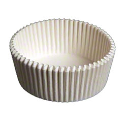 602-450200 White Paper Baking Cups (Blank:4.5&quot; Base:2&quot;