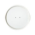 CH8A-4000 White Vented Paper Lids for H4125-2050 -