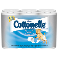 12456 Cottonelle Ultra Soft  Standard Roll Tissue - 48 