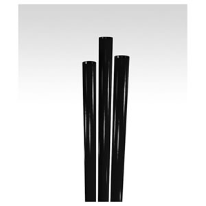 STNJM1970714 Black 7.75&quot;  Unwrapped Jumbo Straws - 