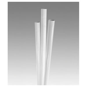 STNSL1460501 White 5.75&quot;
Paper Wrapped Slim Milk
Straws - 12000 (24/500)