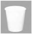376W-2050 White 6oz Paper Hot Cups - 1000 (20/50)