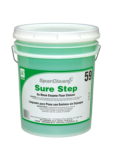 765905 SparClean Sure Step 59
Floor Cleaner - 5gal. 1(5
Gal.)