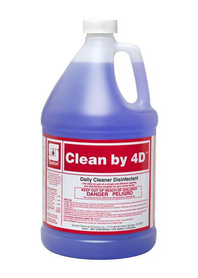 101104 Clean by 4D  Disinfectant Cleaner - 