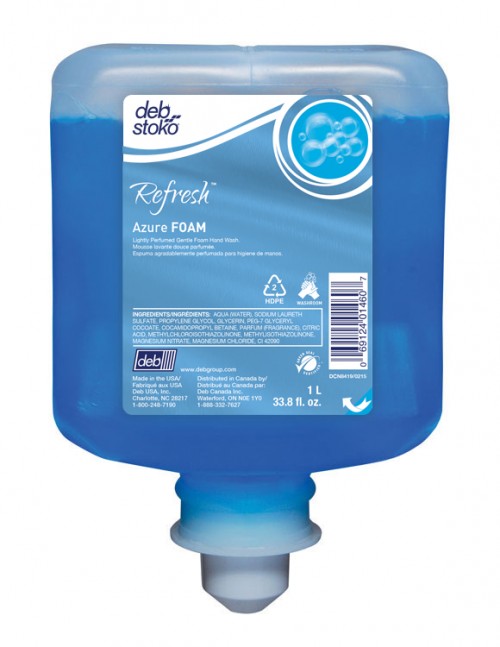 57224 Refresh Azure Foam Soap 1L Orange Tip - 8(8/1 Liter)