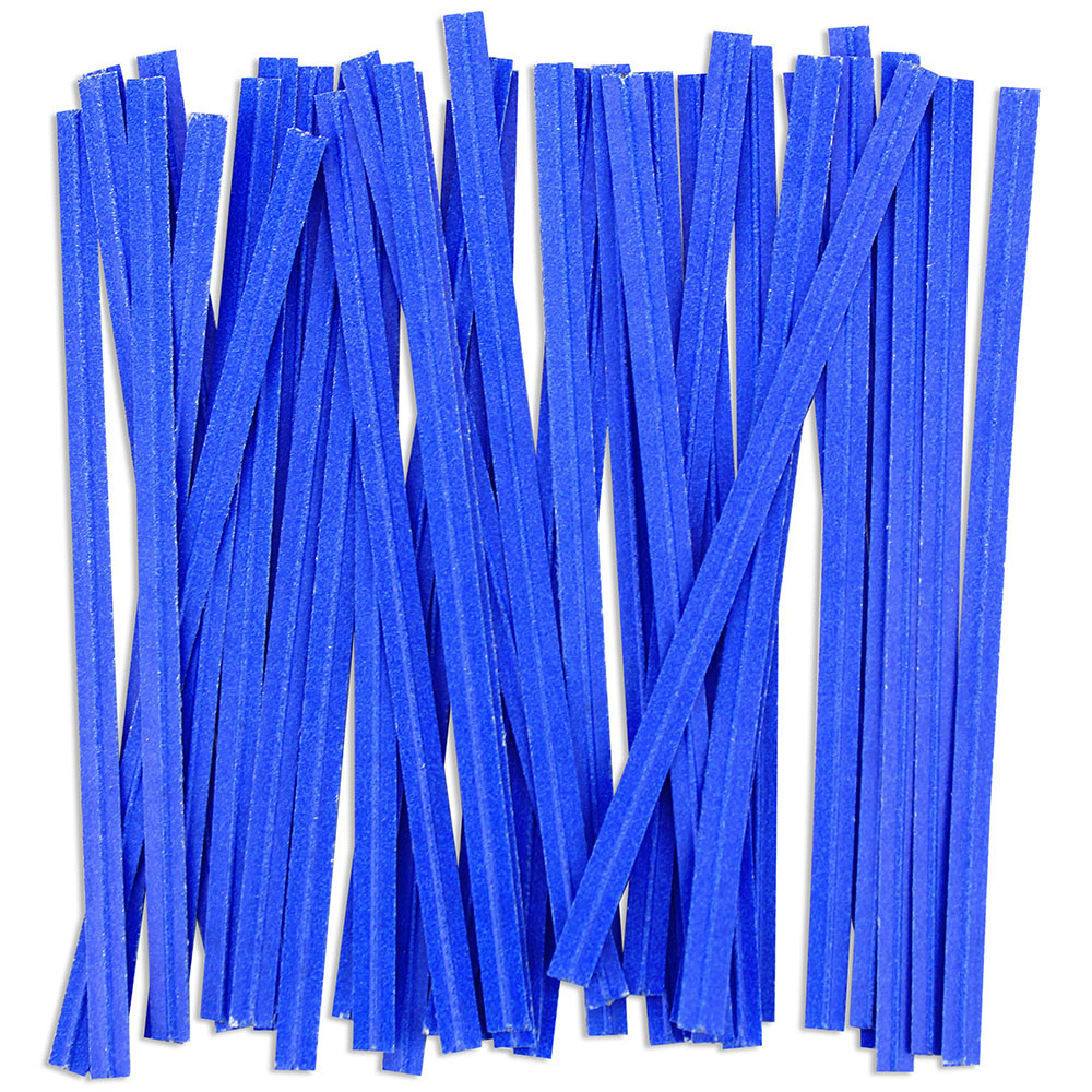 M4PAB Blue 4&quot; Paper Wire
Twist Ties -  500