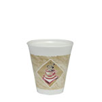 12X16G Cafe Gourmet II 12 oz. Foam Cup - 1000(40/25)