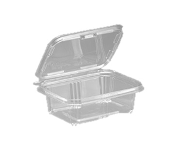 TS24 Clear Safe-T-Fresh 24 oz.
Tamper Resistant Hinged
Containers - 200