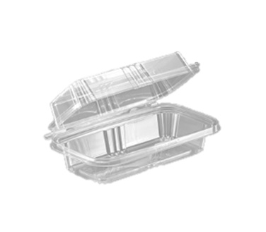TS202 Clear Safe-T-Fresh 8&quot;
Hoagie Tamper Resistant
Hinged Containers - 150