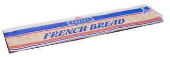 P2920 &quot;French Bread&quot; 4.5&quot; x
2.5&quot; x 28&quot; Print Bag 30# WHITE 
-1000
