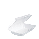 206HT1R Shallow White
Performer 1 Comp. Hinged Foam
Container (9x6.5x2.7) -
200(2/100)
