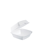 60HT1 Large White 6&quot; Foam Sandwich Containers -