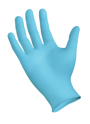 NSM400 Small Blue Powder Free  Nitrile Gloves - 1000(10/100)