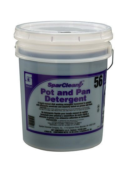 765605 SparClean Pot and Pan Detergent 56 - 1(5 Gal.)