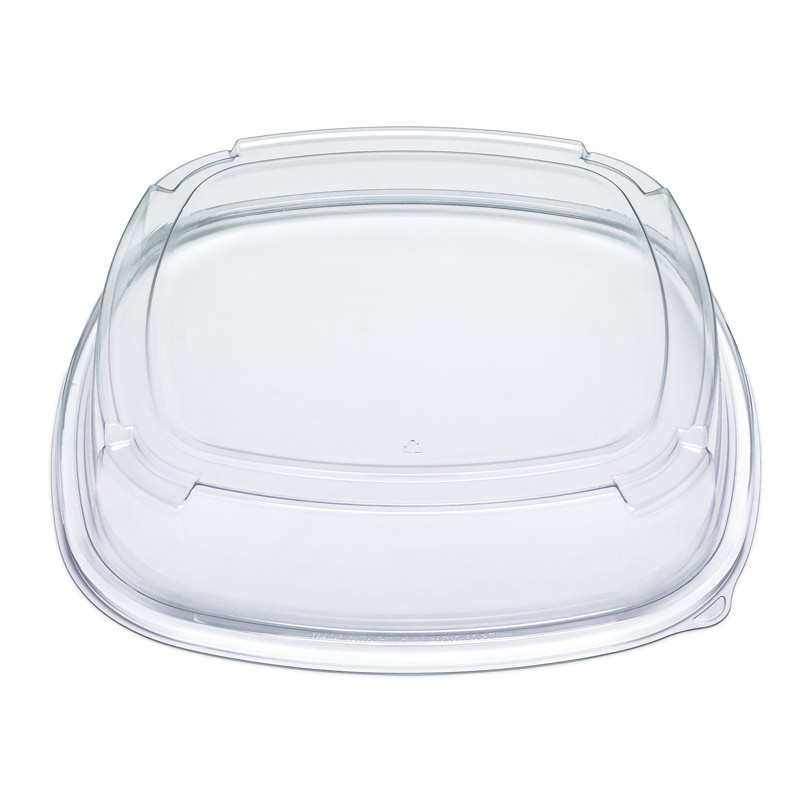 ST16LH Clear PET 16&quot; High Dome Catering Lid - Cold - 50
