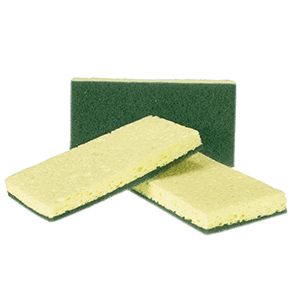 96146 Medium Duty Green Scouring Pad &amp; Sponge